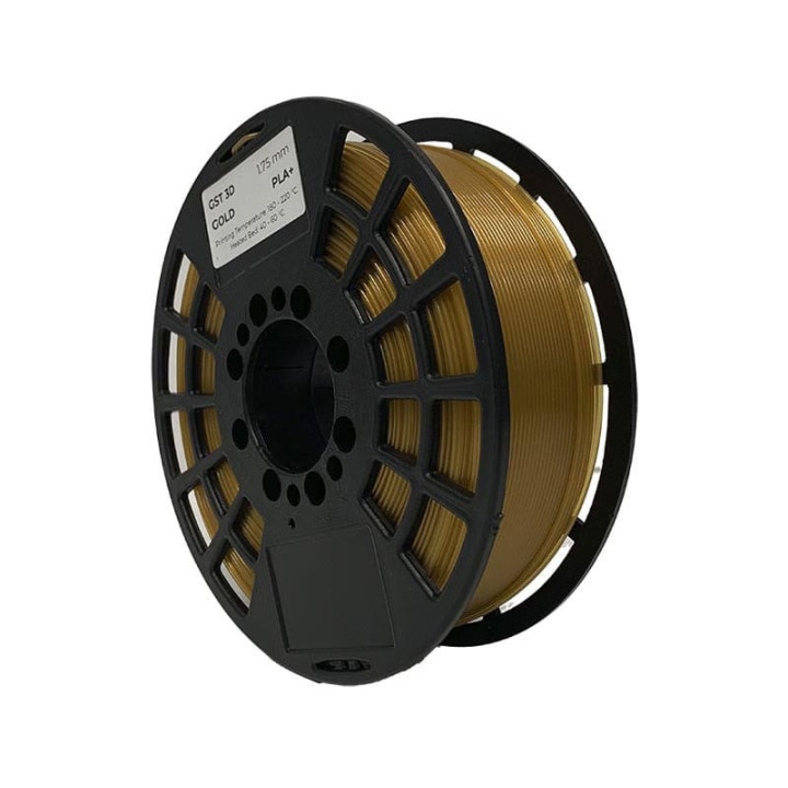 Spilgts zelta PLA+ diegs (Filament) 1.75mm 1kg