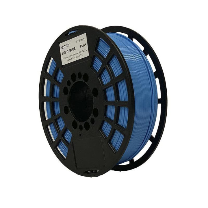 Gaiši zils PLA+ diegs (Filament) 1.75mm 1kg