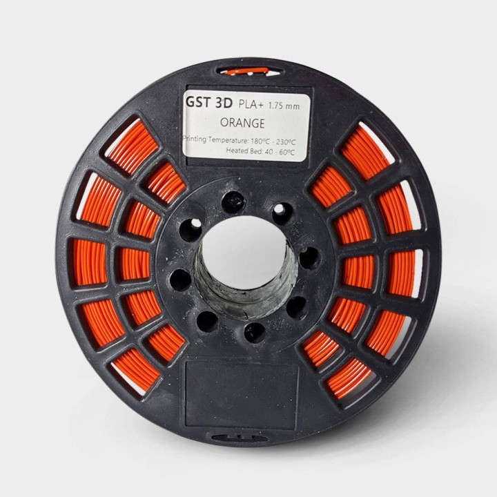 Oranžs PLA+ diegs (Filament) 1.75mm 1kg