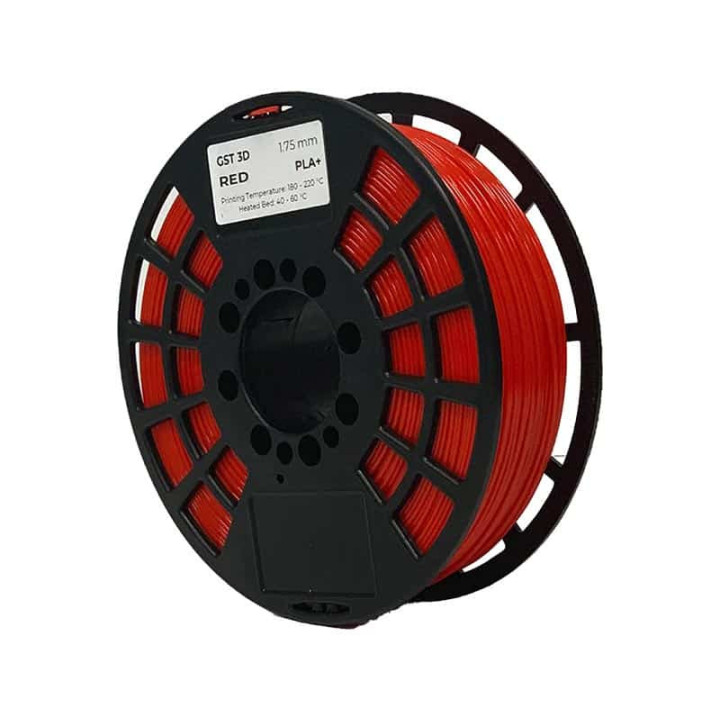 Sarkans PLA+ diegs (Filament) 1.75mm 1kg
